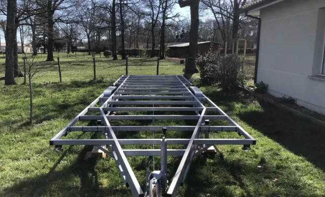 Remorque pour tiny house à Bordeaux, Langon, ORIGINE