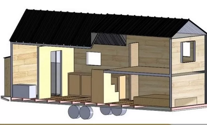 Plan tiny house, Langon, ORIGINE