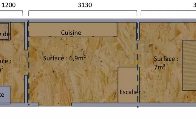 Plan tiny house, Langon, ORIGINE